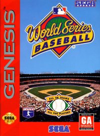 World Series Baseball Sega Genesis US box art